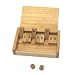 Traveller's Mini Shut the Box - Wooden coloured Dice