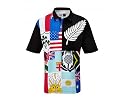 COTTON TRADERS Maillot de Rugby de l'&eacute;quipe de Nouvelle- Z&eacute;lande pour Homme