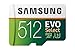Samsung 512GB 100MB/s (U3) MicroSD Evo Select Memory Card with Adapter (MB-ME512GA/AM)