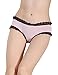 Simplicity Women's Sexy Panties Lace Lingerie Underwear, Pink