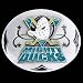 Anaheim Mighty Ducks Pewter Belt Buckle