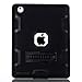 iPad 2/3/4 Case - MagicSky Heavy Duty Shock-Absorption Rugged Hybrid Case Cover for iPad with Retina Display (iPad 4), iPad 3, iPad 2 - Black