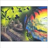 Colorful Side Of Landscape Painting - Bali Art - CraftNetwork