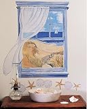 Seaside Beach Ocean Nautical Wallpaper Mural