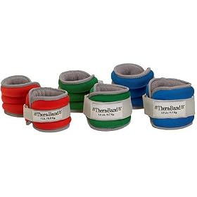 Thera-Band Comfort Fit Ankle/Wrist Cuff Weight Sets - Sold in Pairs
