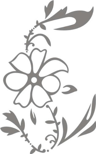 Imagen principal de Etiqueta de la pared f62 flores muy bonitas con adornos elegantes 120x75 cm