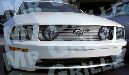 Satin Finish Stainless Steel Grille for the Ford Mustang GT