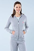 Long Sleeve Cotton Fleece Hooded Sweatshirt With Contrast Tipping