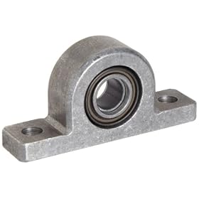 Spyraflo PB2-500-LT Self-Aligning, High Performance, Low Temperature, Teflon-Bronze Bearing With 1/2" Inner Diameter Aluminum Pillow-Block