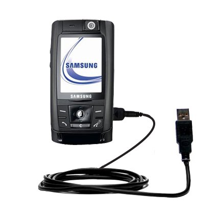 Classic Straight USB Cable for the Samsung SGH-D820 with Power Hot Sync and Charge capabilities - Gomadic Brand w/ TipExchange Technology
