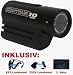 Contour HD 1080 p Full HD Helmkamera Kamera, Camcorder ContourHD 1080p Set: inkl. 2. Akku + KFZ Ladekabel + 220 Netzteil