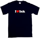 I Heart (Love) Ink Women's Regular Fit Tee Shirt in 3 Colors Small thru XXL