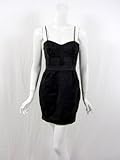 IMAGE OF Miha womens tobey jet black bustier dress 2