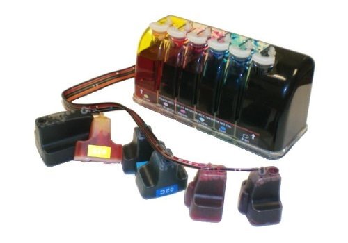 Gigablock HP 02 CIS ink system for Photosmart C5180 C6150 C6180 C6240 C6250 6280 C7150 C7180 C7250 C7280 C8180 D7145 D7155 D7160 D7260 D7360 D7460 PSC7280