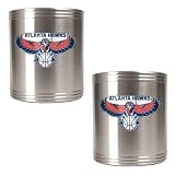 NBA Two Piece Stainless Steel Can Holder Set - Primary Logo