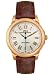 Men's Limited Edition 18K Solid Rose Gold Case Brown Alligator Strap