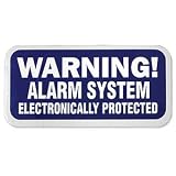 Warning Alarm Decal (Single)