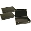 3 Black Leather Travel Jewelry Display Box Storage Showcase Trays