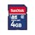 SanDisk SDSDB-4096-A11 4GB SDHC Memory Card (Blue)