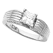 14K White Gold Diamond Solitaire Engagement Ring - 0.50 Ct.