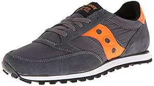 Saucony Originals Men's Jazz Low Pro Fashion Sneaker,Charcoal/Orange,10 M US
