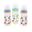 Nuk BPA Free 10 Oz Dots Bottles 3 Pack - Boy Colors Nuk BPA Free 10 Oz Dots Bottles 3 Pack - Boy Colors