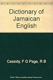Dictionary of Jamaican English