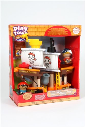 Childrens Toyshop  Toys : Play Town Pirate Ship and Pirates Set