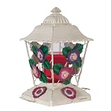 Birdscapes¿ 276 Antique White English Garden Hummingbird Feeder, 18 oz capacity