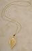 Necklace - Birch Leaf, Gold Plated. Made With Actual Leaf!