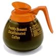 Bloomfield DCF8913O3 Coffee Decanter decaf Glass with Orange Handle Priced Each Sold in Packs of 3