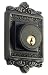 Nostalgic Warehouse BN60-EADDB-OB Egg and Dart Deadbolt, Single Cylinder, Oil Rubbed Bronze