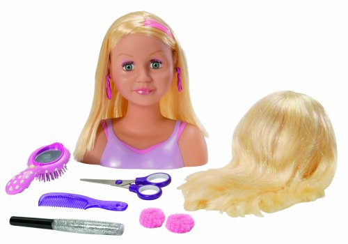 Childrens Toyshop  Toys : Zapf Creation My Model Professional Magic Hair Styling Head Blonde, 23 cm (774441)