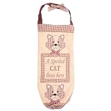 A Spoiled Cat Lives Here - Carrier Bag Holder