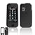 Samsung Glyde U940 Cell Phone Black Rubber Feel Protective Case Faceplate Cover + Free LiveMyLife Wristband
