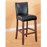 Set of Two 29H Soho Leather Barstools