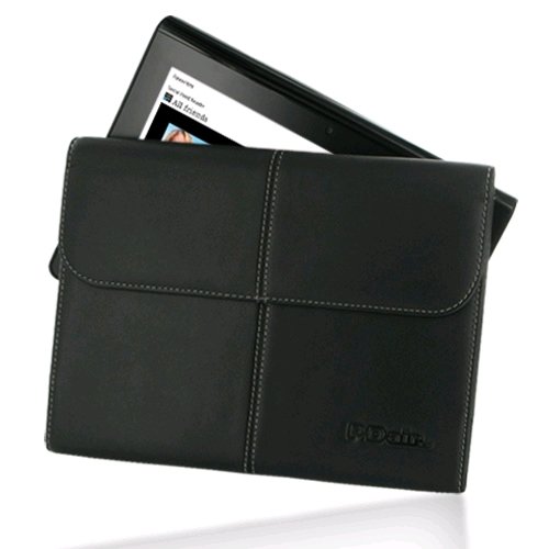 Leather Case for Sony Tablet S (Business Type, Black)