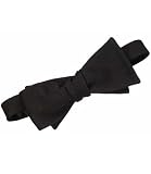 Black Grosgrain Self-tie Bow Tie
