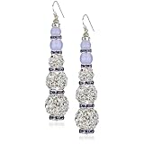 Marv Graff Spindle Graduated Crystal Ball Earr