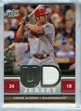 Conor Jackson 2008 Upper Deck Baseball UD Game Worn Jersey Swatch Card #UDJ-CJ / Arizona Diamondbacks / Boston Red Sox