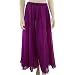 Belly Dancing Womens Flared Chiffon Long Bellydance Circle Skirt with hem over 250" - Available in Black, Sky Blue, Red or Purple