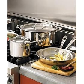 All-Clad Stainless Steel 10-Piece Cookware Set by All-Clad