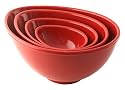 Nigella Lawson's Living Kitchen, Mixing Bowls, Melamine, Set of Four, Red