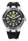CAT Watches - Navigo Date - Black Index - Black Bezel - Black Rubber Strap