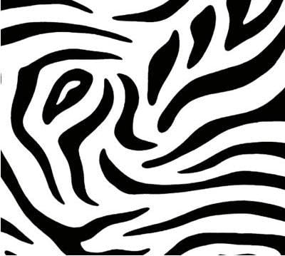 Jiniy Zebra 45cm x 2m DIY/Vinyl/Art d?cor/Wall Deco Decor Sticker(0237)