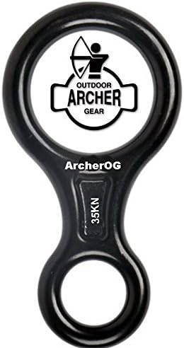 Rappelling Descender - Super Compact Figure 8 Personal Belay Device