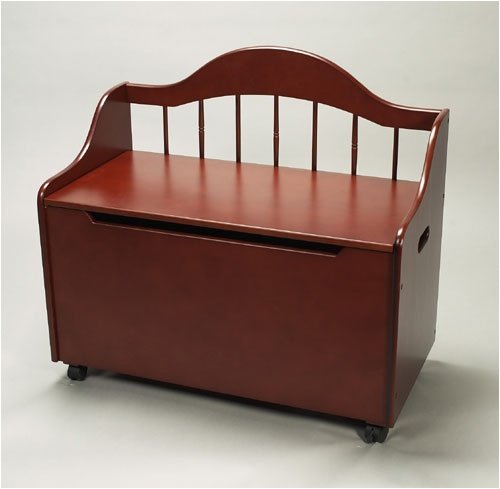 - Decon's Bench Toy Chest-Cherry
