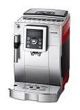 Produkt-Bild: DeLonghi ECAM 23420 SR Kaffeevollautomat Cappuccino mit spezieller Cappuccino Aufsch&auml;umd&uuml;se, silber rot