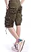 Chouyatou Women's Casual Multi-Pockets Sports-Wear Knee Length Cargo Shorts
