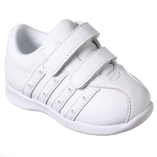 Prewalk Girls' Circo Shamrock Court Shoes - White